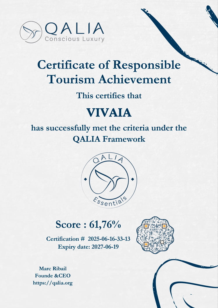 Vivaia Certificate