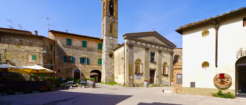 Villa a Sesta church